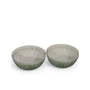 Lenox Holiday Sentiment Home Is Where The Heart Is Serving Bowls